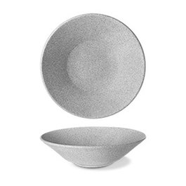 Langenthal Granit Raw N1 Plato Hondo de Porcelana, Vajilla, 27 cm (Set de 6)
