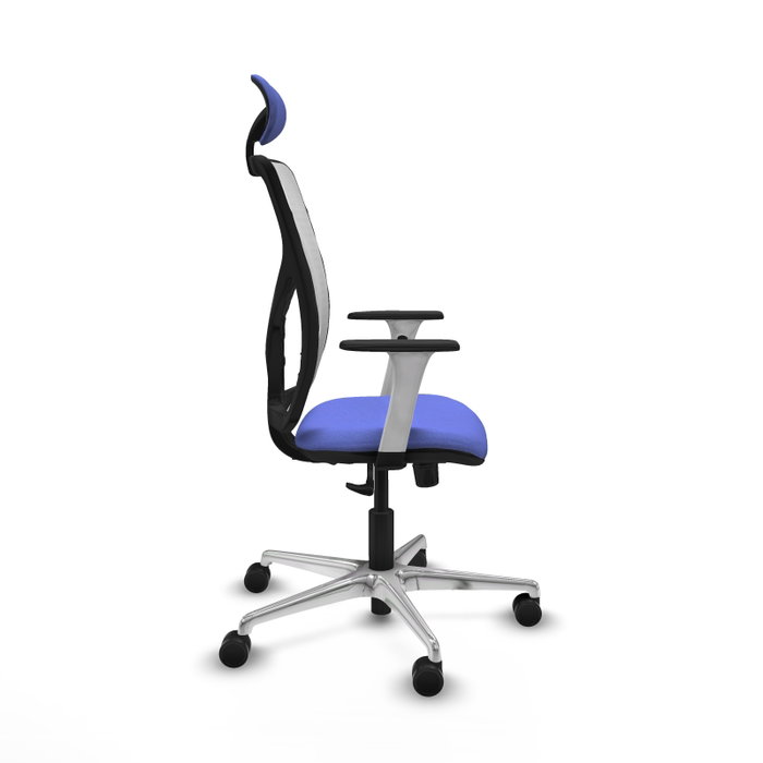 PIQUERAS Y CRESPO Silla de oficina Motilla con mecanismo Sincro, Azul claro y Blanco PIQUERAS Y CRESPO Silla de oficina Motilla con mecanismo Sincro, Azul claro y Blanco