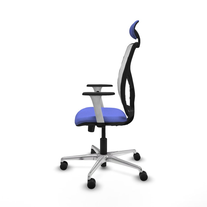 PIQUERAS Y CRESPO Silla de oficina Motilla con mecanismo Sincro, Azul claro y Blanco PIQUERAS Y CRESPO Silla de oficina Motilla con mecanismo Sincro, Azul claro y Blanco