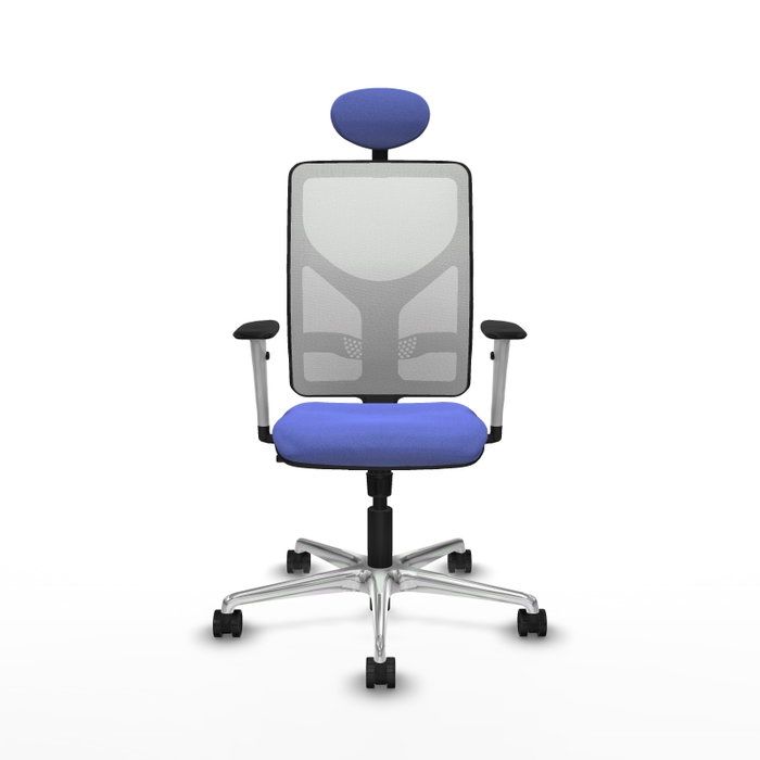 PIQUERAS Y CRESPO Silla de oficina Motilla con mecanismo Sincro, Azul claro y Blanco PIQUERAS Y CRESPO Silla de oficina Motilla con mecanismo Sincro, Azul claro y Blanco