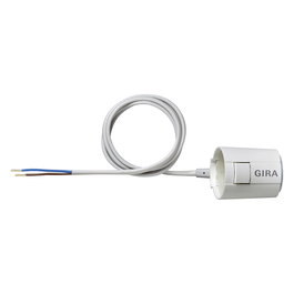 GIRA 216900 Termostato Actuador Mecanismo Blanco 230V IP54 para Calefacción por Suelo Radiante