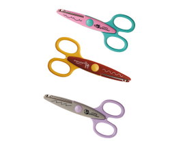Fiskars Set de 3 tijeras Kidzors con diseños de animales del zoo