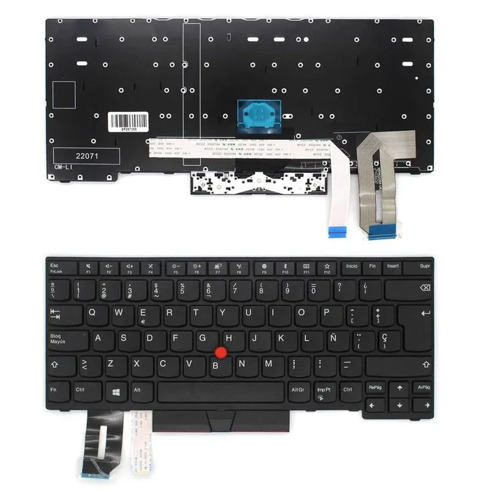 Generico Teclado para Lenovo ThinkPad T490s y T14s Gen 1 Español con Trackpoint sin Backlight Generico Teclado para Lenovo ThinkPad T490s y T14s Gen 1 Español con Trackpoint sin Backlight