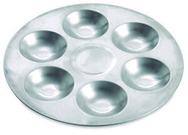 Talens Paleta Metálica Circular de 13 cm