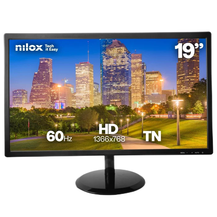 Nilox Monitor NXM19FHD22 19 pulg. HD TN Negro