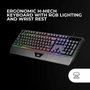 Mars Gaming MCP124PRO Kit Gaming 4en1 con Teclado H-Mech, Ratón, Auriculares y Alfombrilla RGB