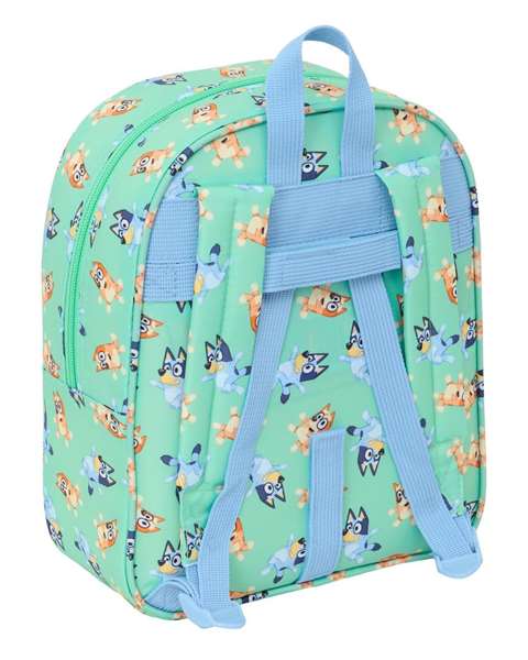 Safta Mochila guarderia adaptable a carro Bluey "Sisters" 22x27x10 cm
