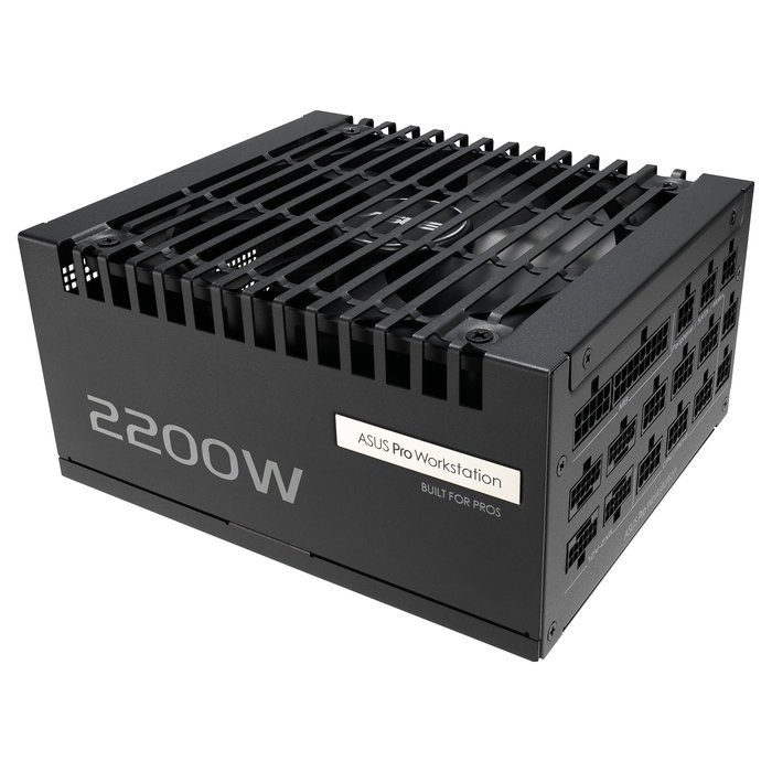 ASUS PRO-WS-2200P Fuente de Alimentación 2200W ATX 3.1 80 Plus Platinum Certificación 92% Eficiencia Totalmente Modular Negro