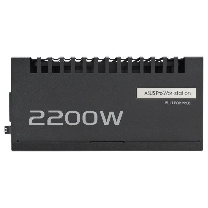 ASUS PRO-WS-2200P Fuente de Alimentación 2200W ATX 3.1 80 Plus Platinum Certificación 92% Eficiencia Totalmente Modular Negro