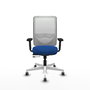 PIQUERAS Y CRESPO Silla de oficina Zulema Azul y Blanco