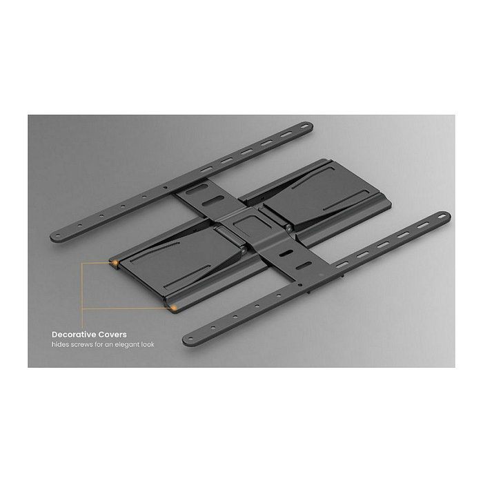 EQUIP Wandhalterung TV 43-90 Pulgadas Soporte de Pared Slim, 1 Brazo Articulado, Capacidad 50 kg, Color Negro EQUIP Wandhalterung TV 43-90 Pulgadas Soporte de Pared Slim, 1 Brazo Articulado, Capacidad 50 kg, Color Negro