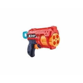ZURU XSHOT Set de Diana Interactiva y 2 Pistolas Fury 4 con 24 Dardos