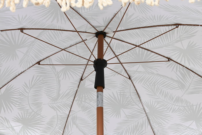 Parasol DKD Home Decor Blanco Verde 180 x 1 x 180 cm