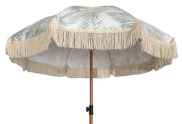 Parasol DKD Home Decor Blanco Verde 180 x 1 x 180 cm