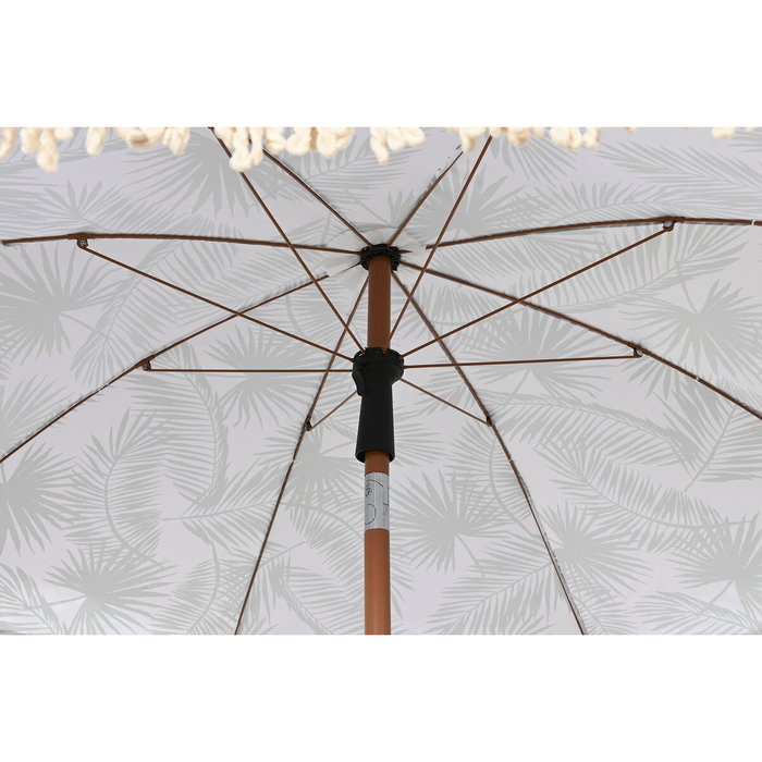 DKD Home Decor Parasol Blanco Verde 180 x 1 x 180 cm