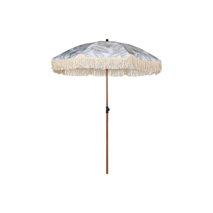 DKD Home Decor Parasol Blanco Verde 180 x 1 x 180 cm