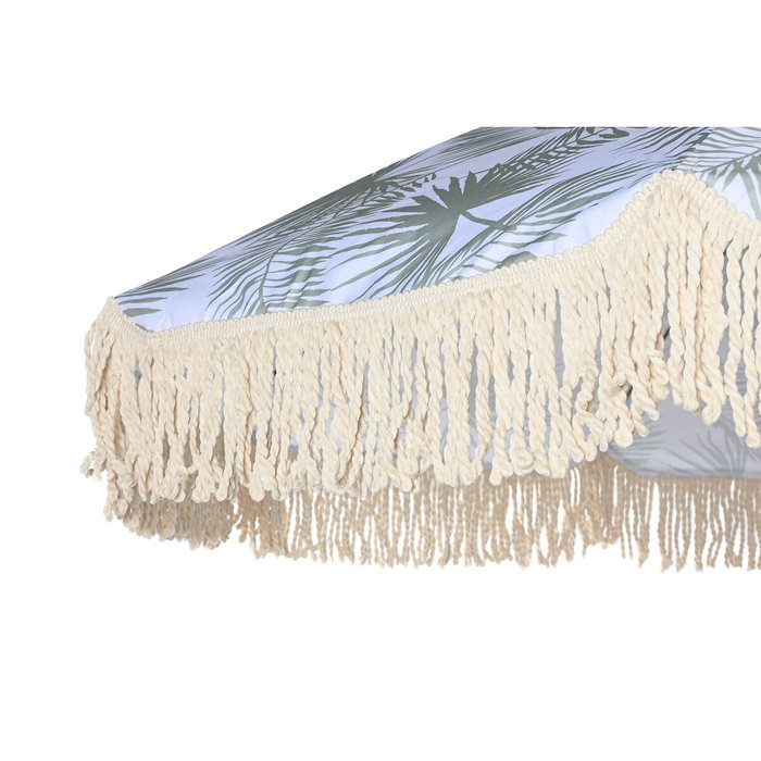 DKD Home Decor Parasol Blanco Verde 180 x 1 x 180 cm