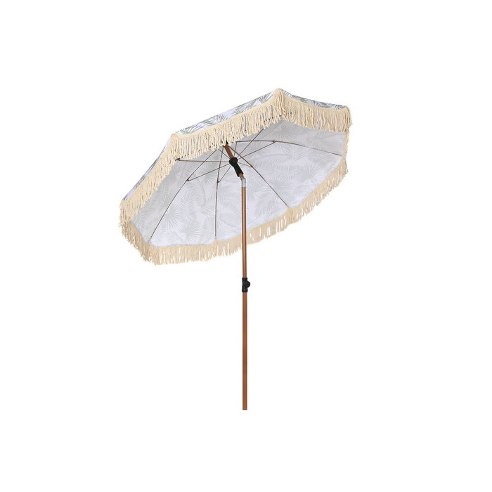 DKD Home Decor Parasol Blanco Verde 180 x 1 x 180 cm