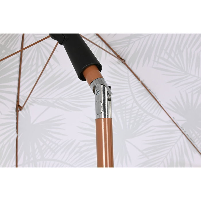 DKD Home Decor Parasol Blanco Verde 180 x 1 x 180 cm