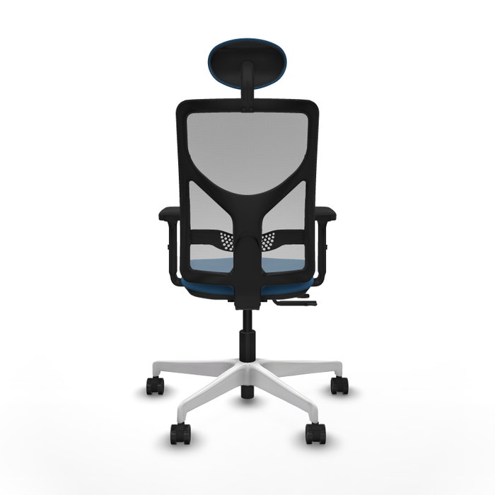 PIQUERAS Y CRESPO Silla de oficina Motilla Azul claro y Gris PIQUERAS Y CRESPO Silla de oficina Motilla Azul claro y Gris