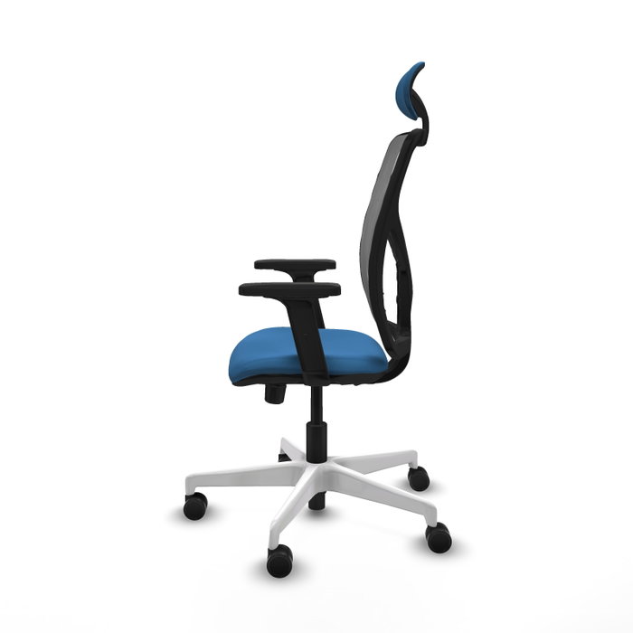PIQUERAS Y CRESPO Silla de oficina Motilla Azul claro y Gris PIQUERAS Y CRESPO Silla de oficina Motilla Azul claro y Gris