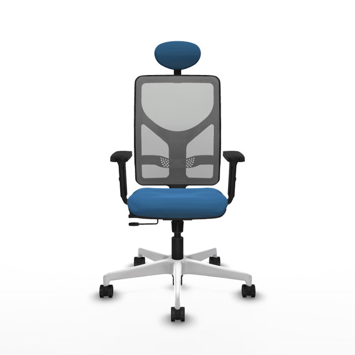 PIQUERAS Y CRESPO Silla de oficina Motilla Azul claro y Gris PIQUERAS Y CRESPO Silla de oficina Motilla Azul claro y Gris