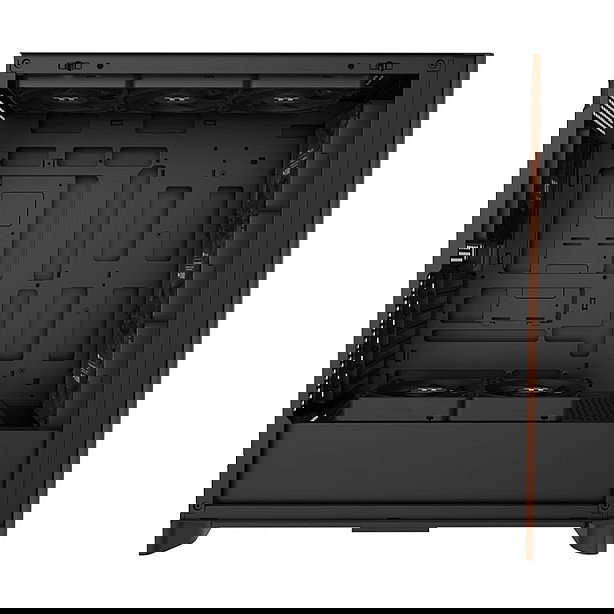 Thermaltake Caja Midi Tower S370 WS Negra para PC, ATX, EATX, Micro-ATX, Mini-ITX, Vidrio Templado, Ideal para Gaming