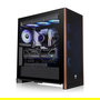 Thermaltake Caja Midi Tower S370 WS Negra para PC, ATX, EATX, Micro-ATX, Mini-ITX, Vidrio Templado, Ideal para Gaming