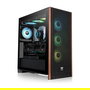 Thermaltake Caja Midi Tower S370 WS Negra para PC, ATX, EATX, Micro-ATX, Mini-ITX, Vidrio Templado, Ideal para Gaming
