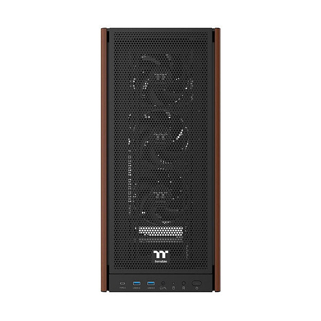 Thermaltake Caja Midi Tower S370 WS Negra para PC, ATX, EATX, Micro-ATX, Mini-ITX, Vidrio Templado, Ideal para Gaming