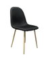 DKD Home Decor Silla de Poliéster y Metal Símil Madera
