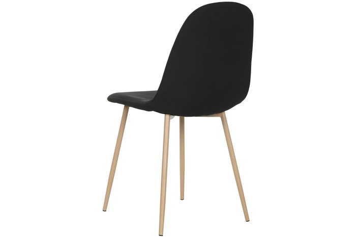 DKD Home Decor Silla de Poliéster y Metal Símil Madera