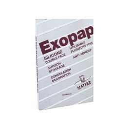 MATFER EXOPAP Papel de Cocción Antiadherente 60 x 40 cm, 500 Hojas, Reutilizable, para Hornear, Freír y Congelar