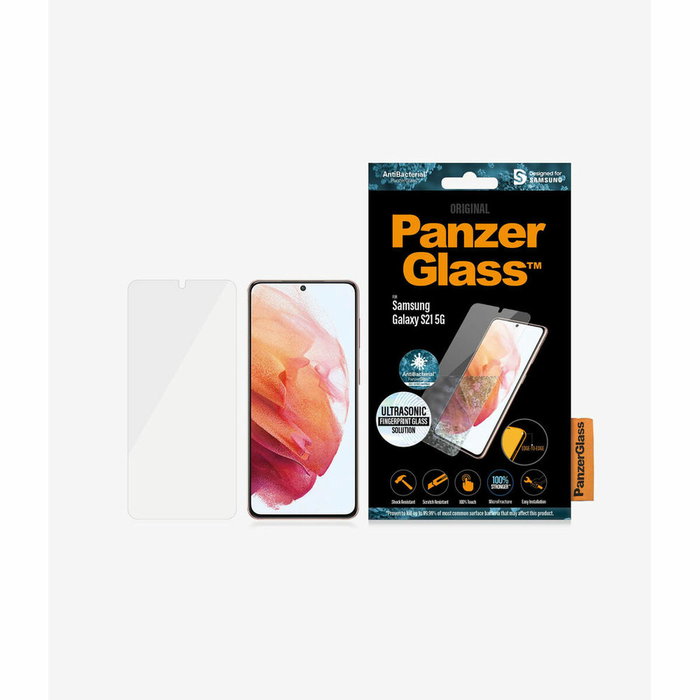 Panzerglass Protector de Pantalla para Samsung Galaxy S21 5G CF AB Panzerglass Protector de Pantalla para Samsung Galaxy S21 5G CF AB