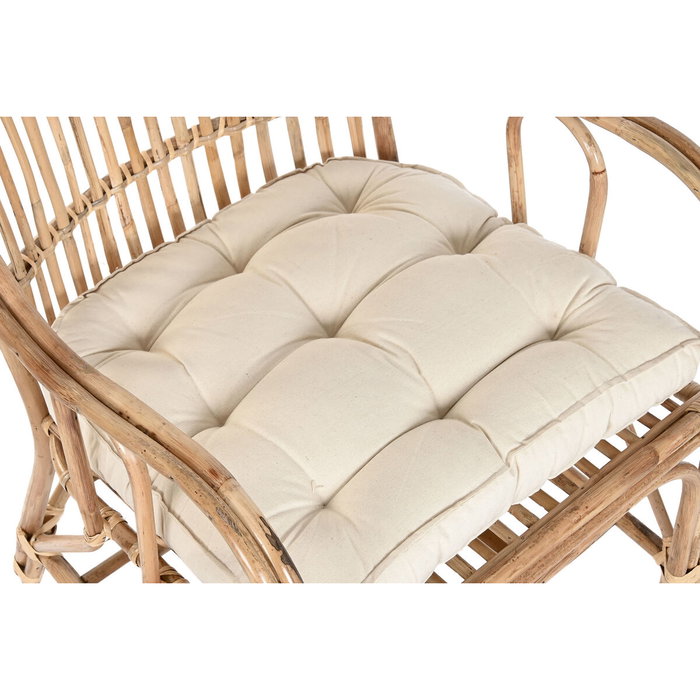 DKD Home Decor Silla de Bambú y Ratán Natural