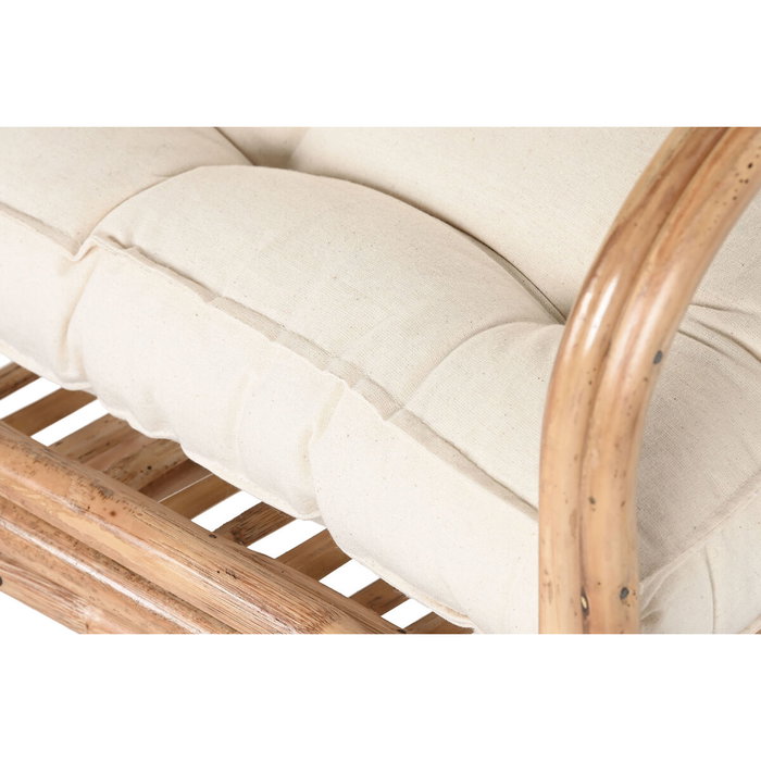 DKD Home Decor Silla de Bambú y Ratán Natural