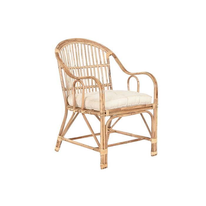 DKD Home Decor Silla de Bambú y Ratán Natural