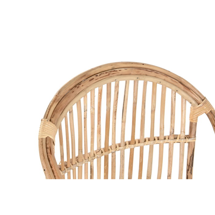 DKD Home Decor Silla de Bambú y Ratán Natural