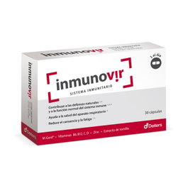 Deiters Inmunovir 30 Cápsulas - Complemento Alimenticio para Defensas, Sistema Inmune y Vitalidad