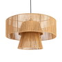 Lámpara Techo Natural Cuerda de Papel 50 X 50 X 43 cm