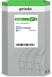 Prindo Cartucho de tinta cian PRIET9452G Green XL