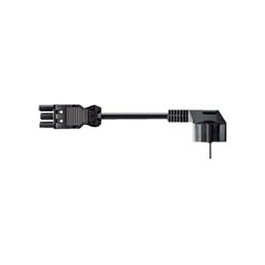 Bachmann GST18 Cable de Alimentación con Conector Schuko, H05VV-F 3G 1.5 mm2, 1.5 m, Negro