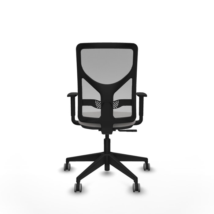 PIQUERAS Y CRESPO Silla de oficina Motilla Blanco y Gris con mecanismo Sincro PIQUERAS Y CRESPO Silla de oficina Motilla Blanco y Gris con mecanismo Sincro