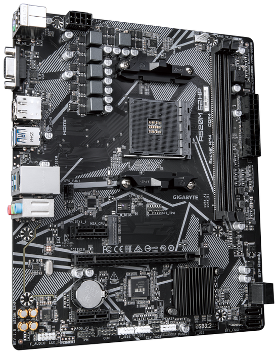 Gigabyte A520M S2HP Micro ATX DDR4 AMD A520 Gigabyte A520M S2HP Micro ATX DDR4 AMD A520