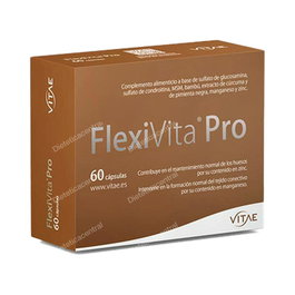 VITAE Flexivita Pro 60 Cápsulas para Huesos y Articulaciones con Glucosamina, MSM y Cúrcuma