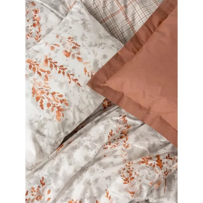 Juego de cama 220x240 cm + 2 fundas de almohada 60x60 cm 100% Algodón Canela ASI8684283425334