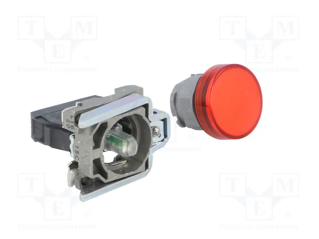 SCHNEIDER ELECTRIC Lámpara de control Harmony XB4 ZBVB rojo Ø22mm