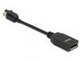 Delock Cable Mini DisplayPort a DisplayPort 1.4, 32 AWG, 32.4 Gb/s, LS0H, HDCP 1.4/2.2, 0.15 m