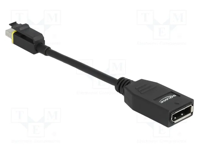 DeLOCK Adaptador Mini DisplayPort 1.4 a DisplayPort 8K 60 Hz con cierre DeLOCK Adaptador Mini DisplayPort 1.4 a DisplayPort 8K 60 Hz con cierre