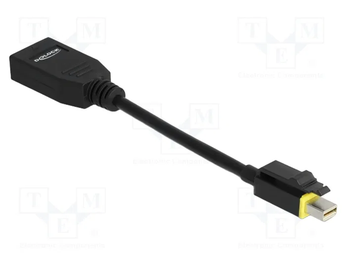 DeLOCK Adaptador Mini DisplayPort 1.4 a DisplayPort 8K 60 Hz con cierre DeLOCK Adaptador Mini DisplayPort 1.4 a DisplayPort 8K 60 Hz con cierre